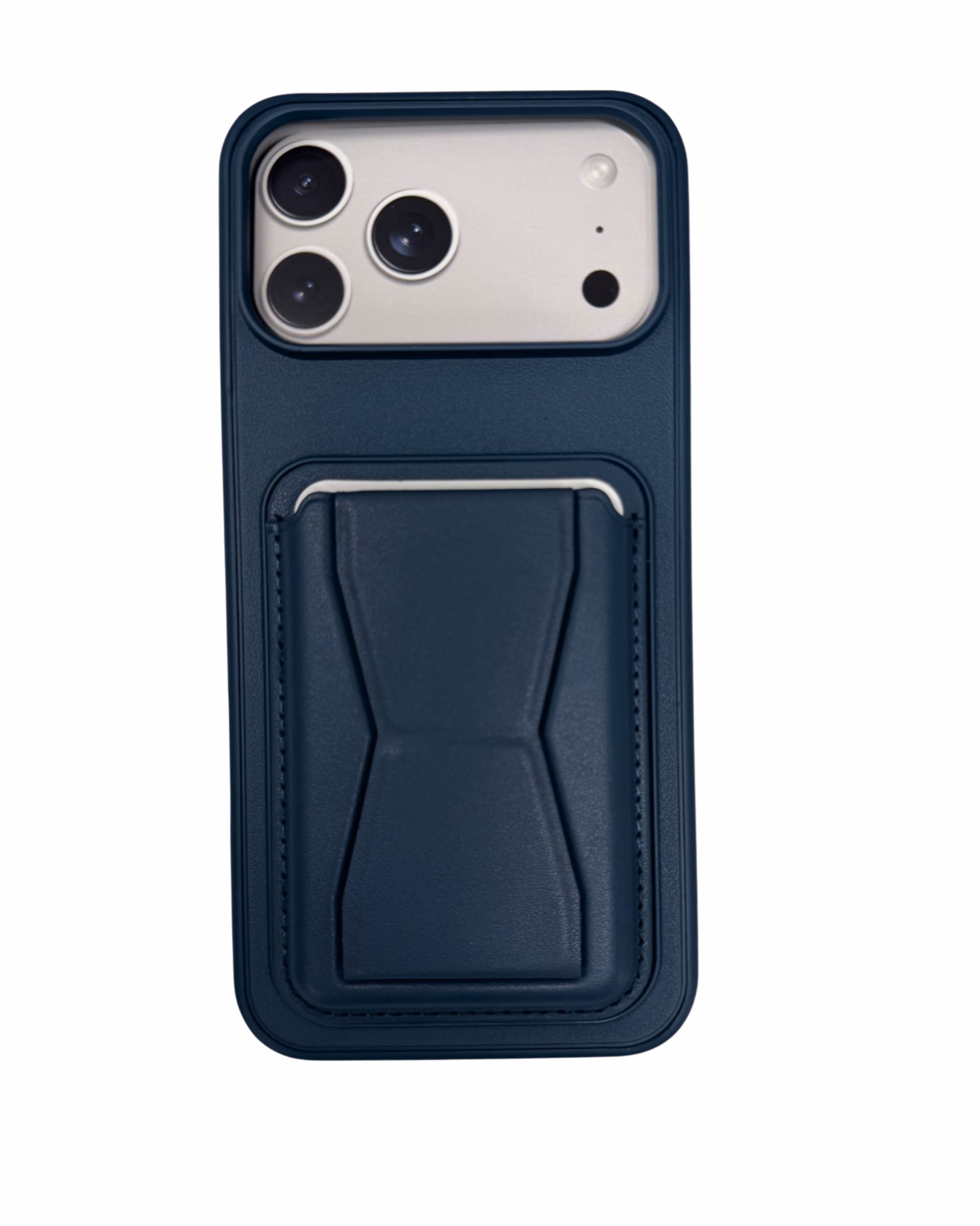 iPhone 17 Pro Max - GeoCard Stand Case - Navy Blue